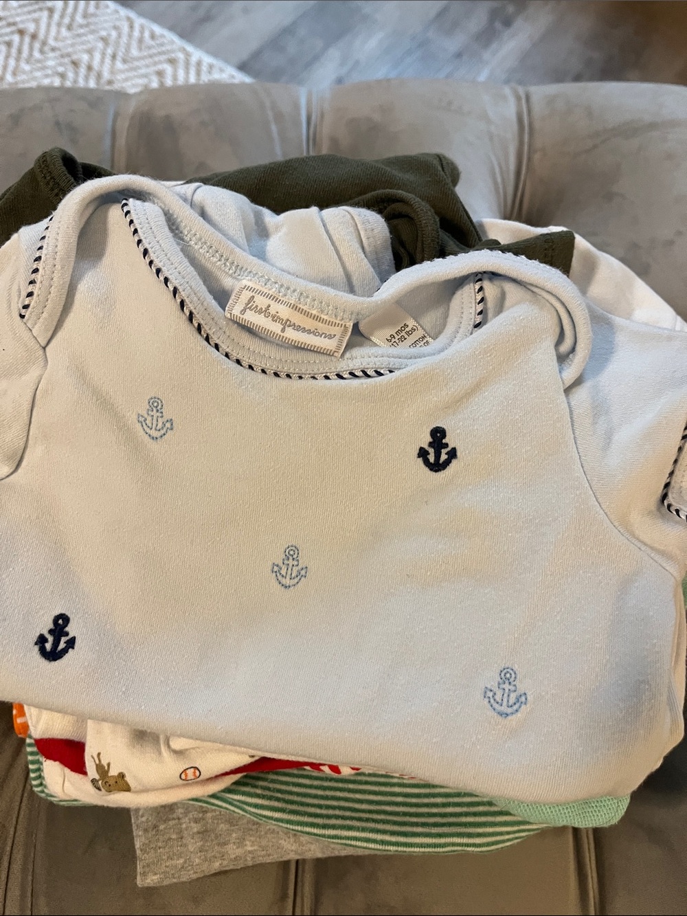 Baby boy 6-12 month set of 12 Onsies